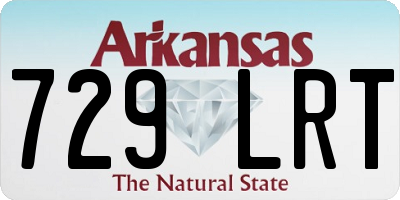 AR license plate 729LRT