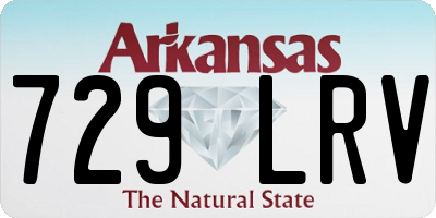 AR license plate 729LRV