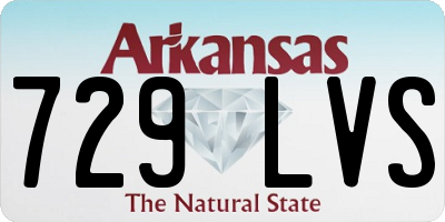 AR license plate 729LVS