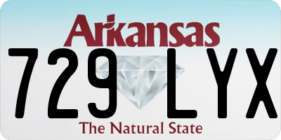 AR license plate 729LYX