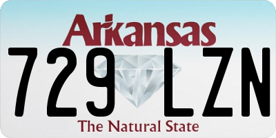 AR license plate 729LZN