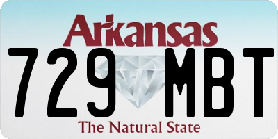 AR license plate 729MBT