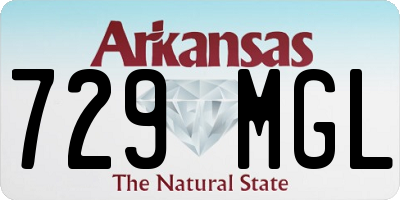 AR license plate 729MGL