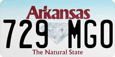 AR license plate 729MGO