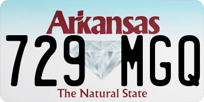 AR license plate 729MGQ