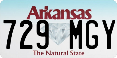 AR license plate 729MGY