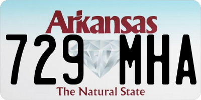 AR license plate 729MHA