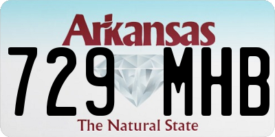 AR license plate 729MHB