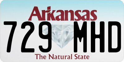 AR license plate 729MHD