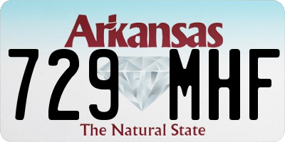 AR license plate 729MHF