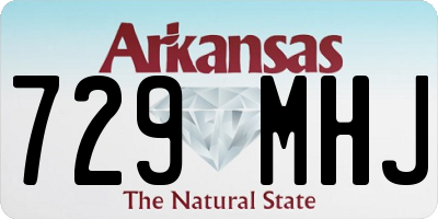 AR license plate 729MHJ