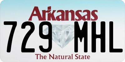 AR license plate 729MHL