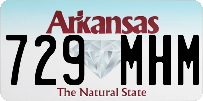 AR license plate 729MHM