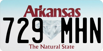 AR license plate 729MHN