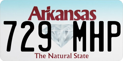 AR license plate 729MHP