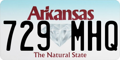 AR license plate 729MHQ