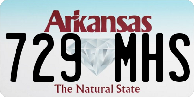 AR license plate 729MHS