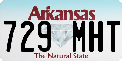 AR license plate 729MHT