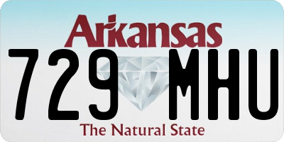 AR license plate 729MHU