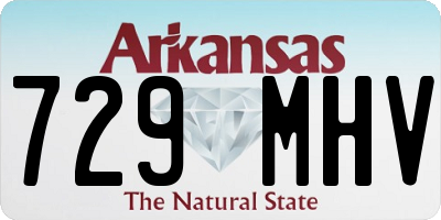 AR license plate 729MHV