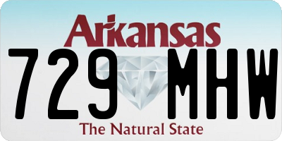 AR license plate 729MHW