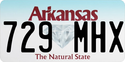AR license plate 729MHX