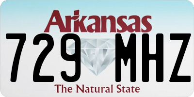 AR license plate 729MHZ
