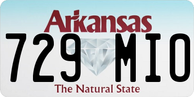 AR license plate 729MIO
