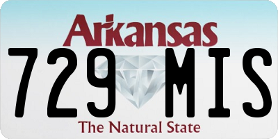 AR license plate 729MIS