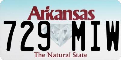 AR license plate 729MIW
