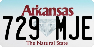 AR license plate 729MJE