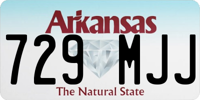 AR license plate 729MJJ