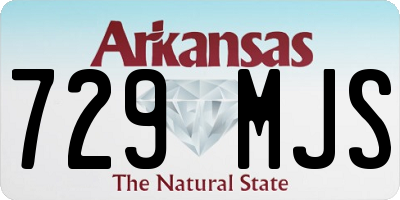 AR license plate 729MJS