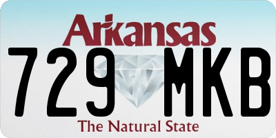 AR license plate 729MKB