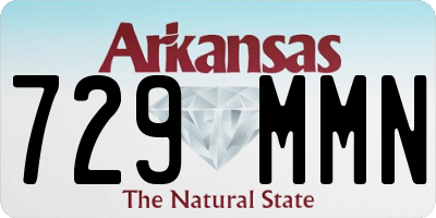 AR license plate 729MMN