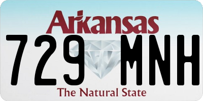 AR license plate 729MNH