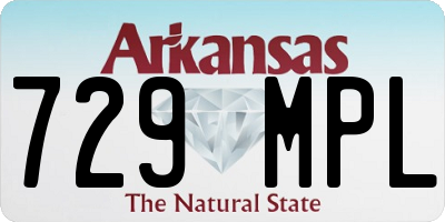 AR license plate 729MPL
