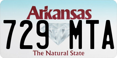 AR license plate 729MTA