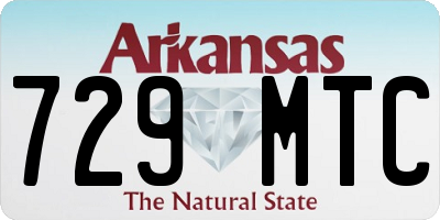 AR license plate 729MTC