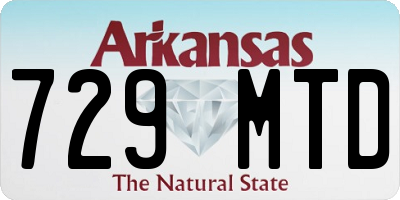 AR license plate 729MTD