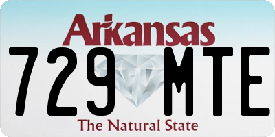 AR license plate 729MTE