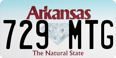 AR license plate 729MTG