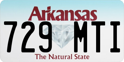 AR license plate 729MTI