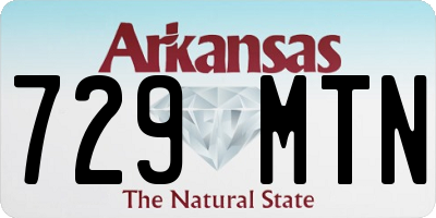 AR license plate 729MTN