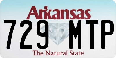 AR license plate 729MTP
