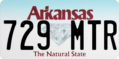 AR license plate 729MTR