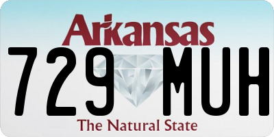 AR license plate 729MUH