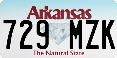 AR license plate 729MZK