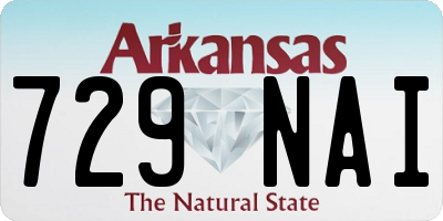 AR license plate 729NAI