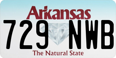 AR license plate 729NWB